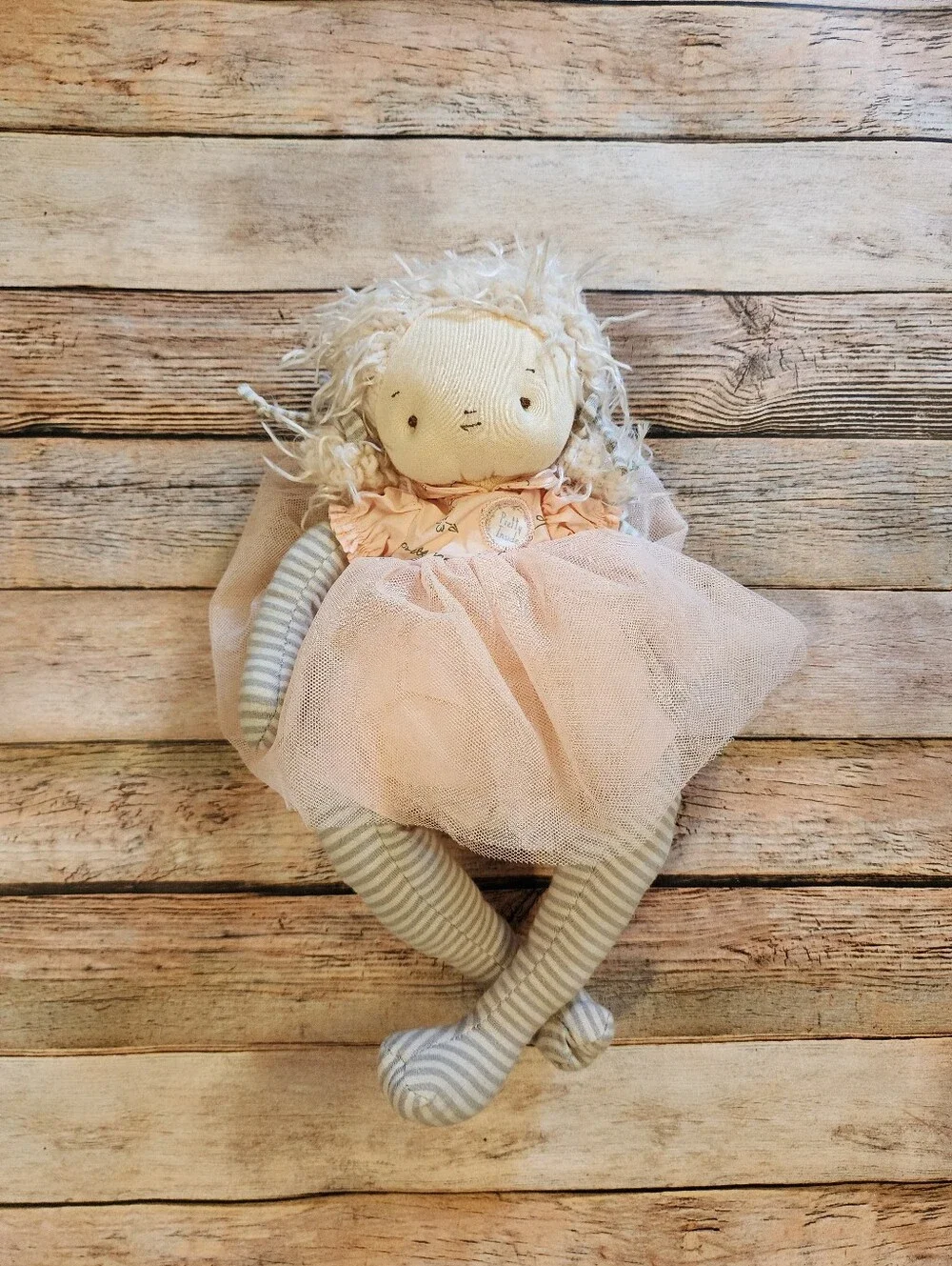 Bunnies By The Bay Elsie A Pretty Girl Is Pretty Inside Plush Doll Pink Tutu 12